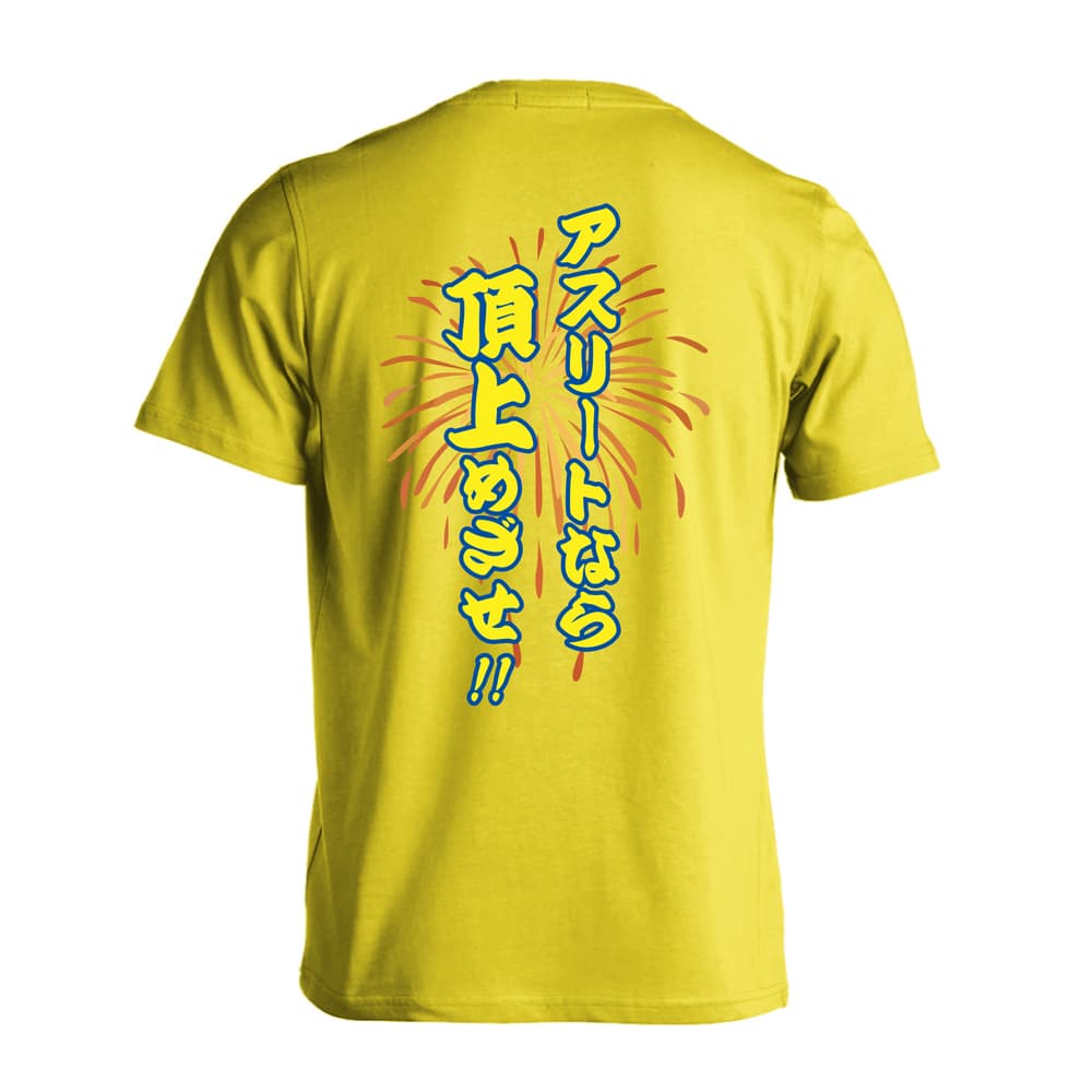 バスケットボール アスリートなら頂上めざせ！ 吸水速乾ドライTシャツ