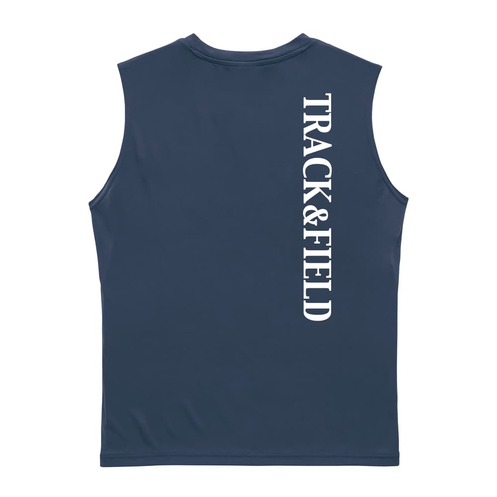 陸上競技 TRACK & FIELD シンプルデザイン リサイクルポリエステル ノースリーブシャツ