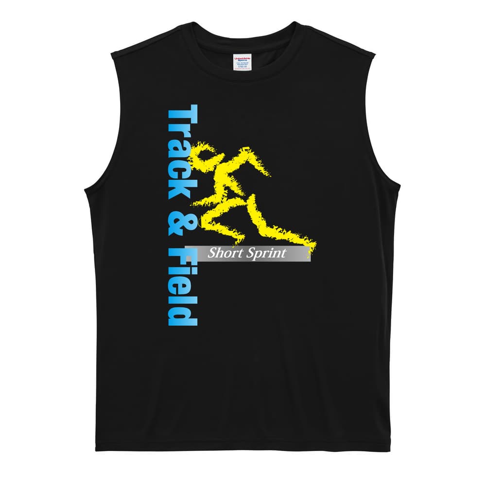 陸上競技 T&F Short Sprint 短距離 リサイクルポリエステル ノースリーブシャツ