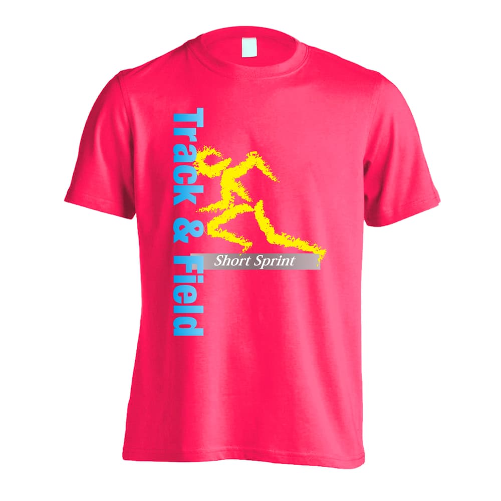 陸上競技 T&F Short Sprint 短距離 吸水速乾ドライTシャツ