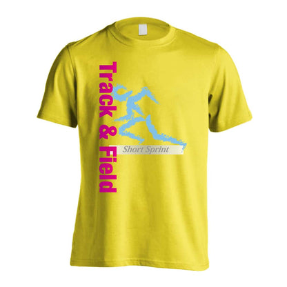 陸上競技 T&F Short Sprint 短距離 吸水速乾ドライTシャツ