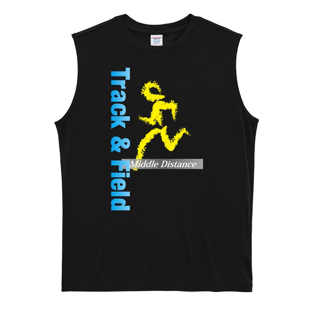 陸上競技 T&F Middle Distance 中距離 リサイクルポリエステル ノースリーブシャツ
