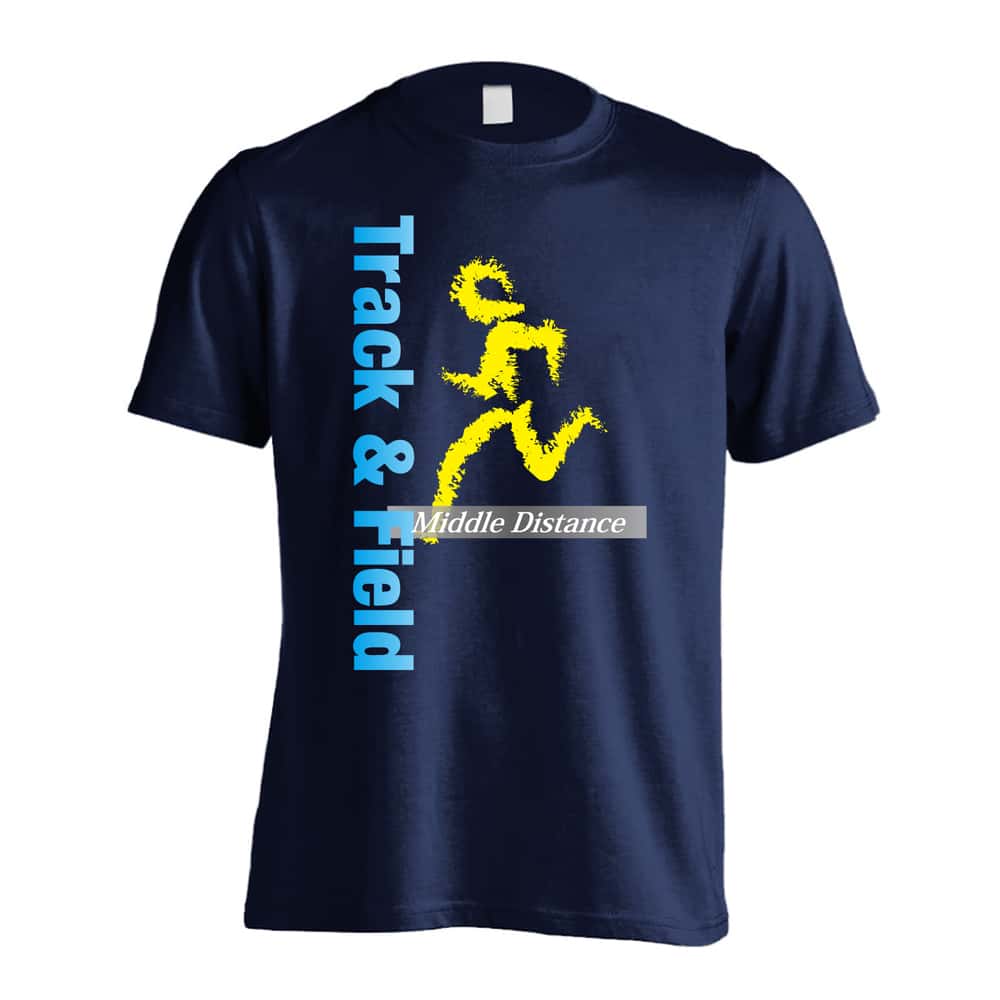 陸上競技 T&F Middle Distance 中距離 吸水速乾ドライTシャツ
