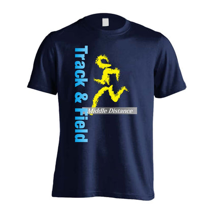 陸上競技 T&F Middle Distance 中距離 吸水速乾ドライTシャツ