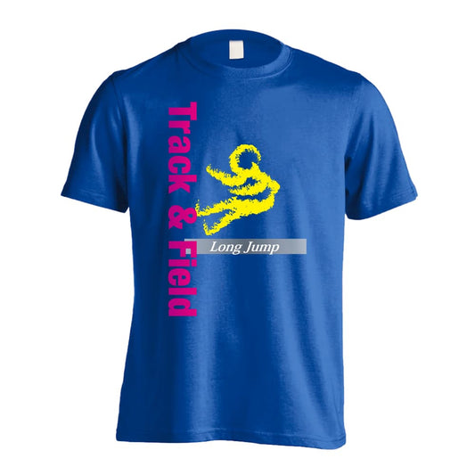 陸上競技 T&F Long Jump 走幅跳 吸水速乾ドライTシャツ