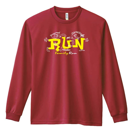 陸上競技 RUN Family Run 吸水速乾ドライロングTシャツ