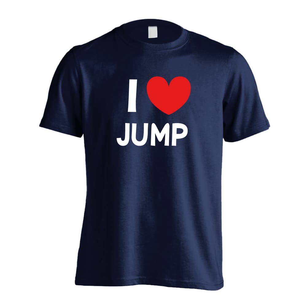 陸上競技 I LOVE JUMP 走幅跳 三段跳 走高跳 吸水速乾ドライTシャツ