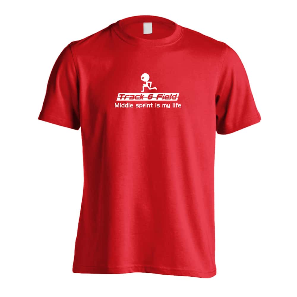 陸上競技 中距離 is my life 吸水速乾ドライTシャツ