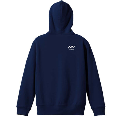 陸上競技 走幅跳 is my life 裏パイルジップパーカー 背面デザイン