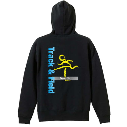 陸上競技 T&F Hurdle ハードル 裏パイルジップパーカー