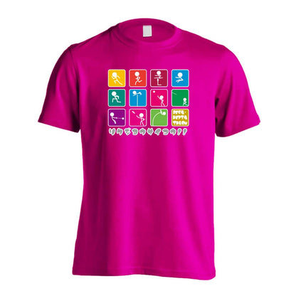 陸上競技 アイコンデザイン リクジョウサイコウ！ 吸水速乾ドライTシャツ