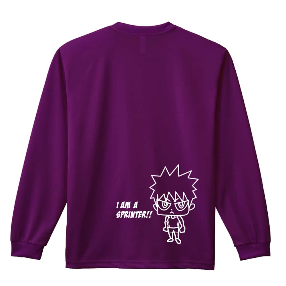陸上競技 I AM A SPRINTER! AW ハヤト 吸水速乾ドライロングTシャツ