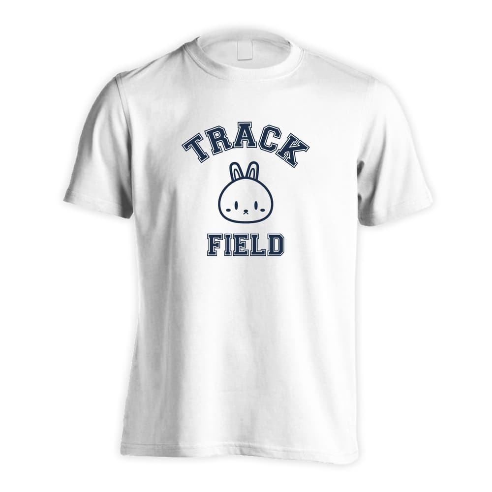 陸上競技 カレッジデザイン風 TRACK & FIELD 吸水速乾ドライTシャツ