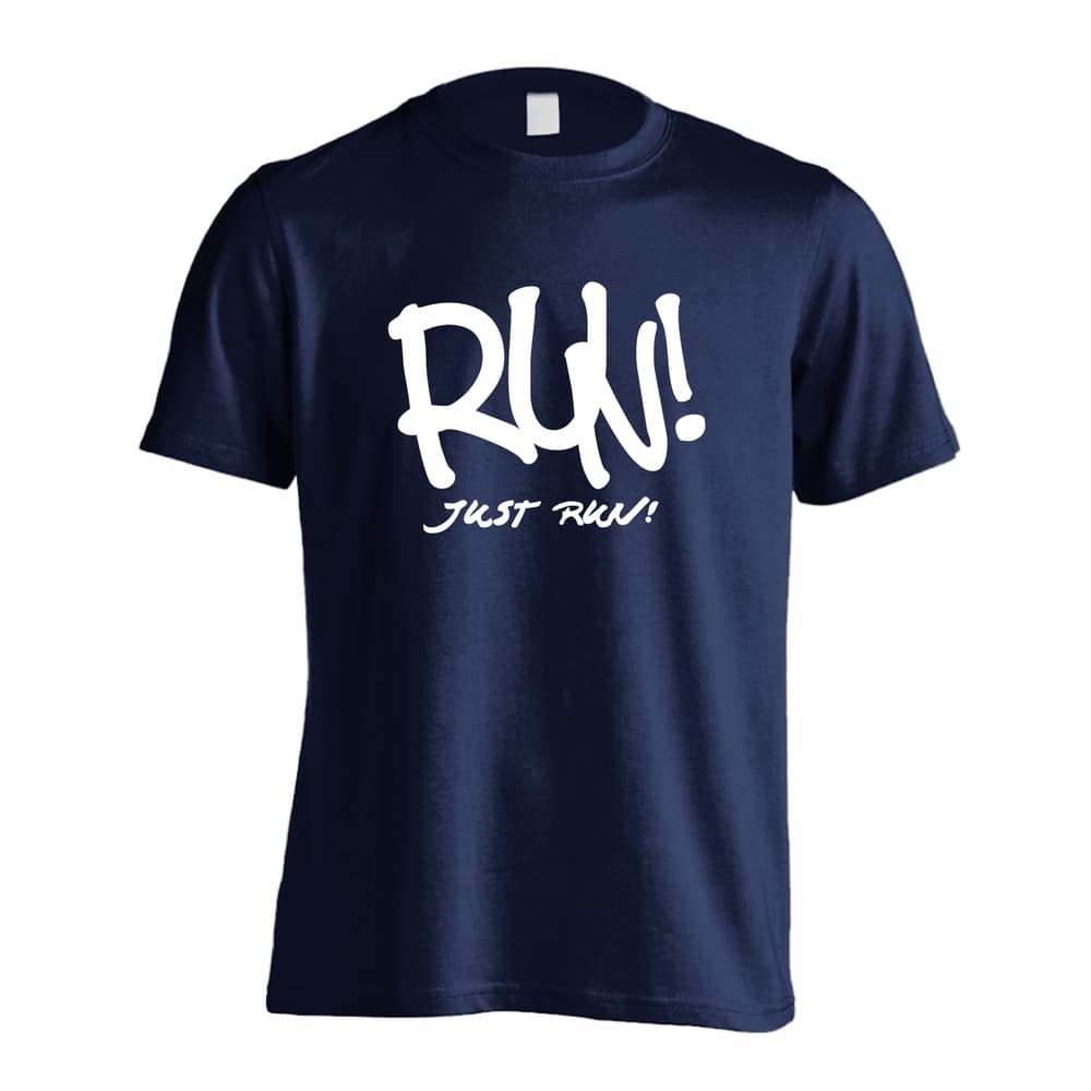 陸上競技 RUN! JUST RUN! 吸水速乾ドライTシャツ