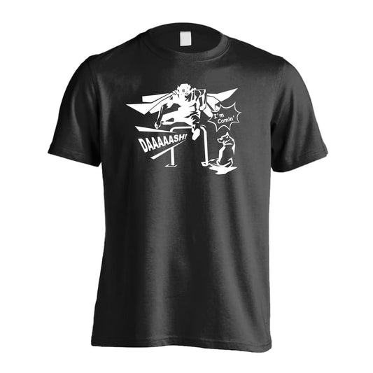 陸上競技 アメコミ風 I'm Comin' ハードル編 吸水速乾ドライTシャツ