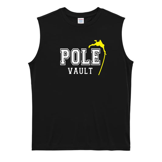 陸上競技 POLE VAULT 棒高跳 リサイクルポリエステル ノースリーブシャツ