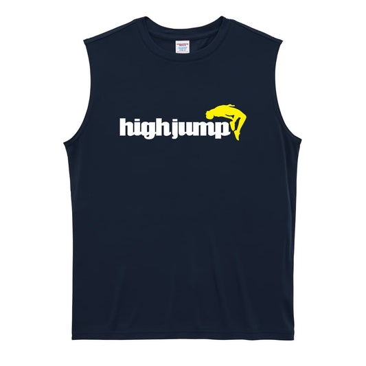 陸上競技 High Jump 走高跳 リサイクルポリエステル ノースリーブシャツ