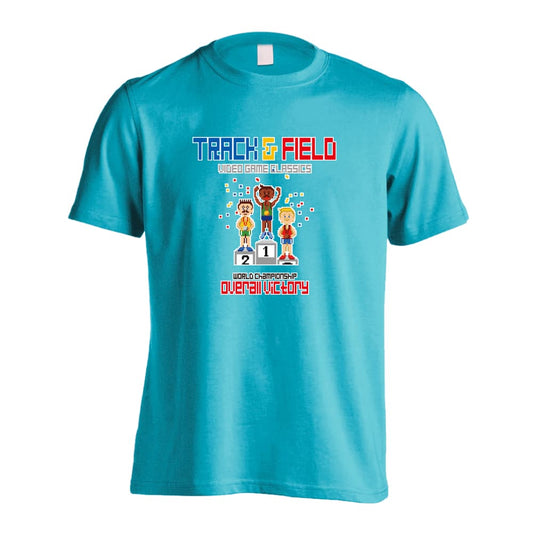 陸上競技 8-bit風 陸上ゲーム 大会編 吸水速乾ドライTシャツ