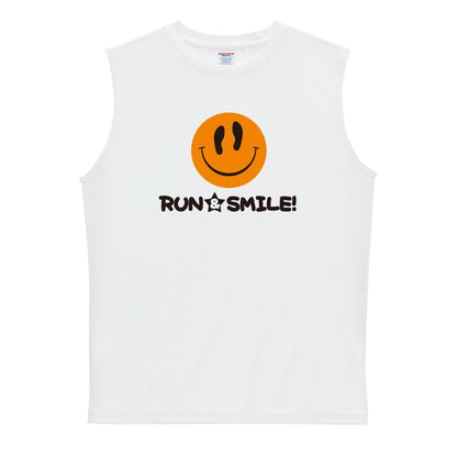 陸上競技 RUN & SMILE! リサイクルポリエステル ノースリーブシャツ