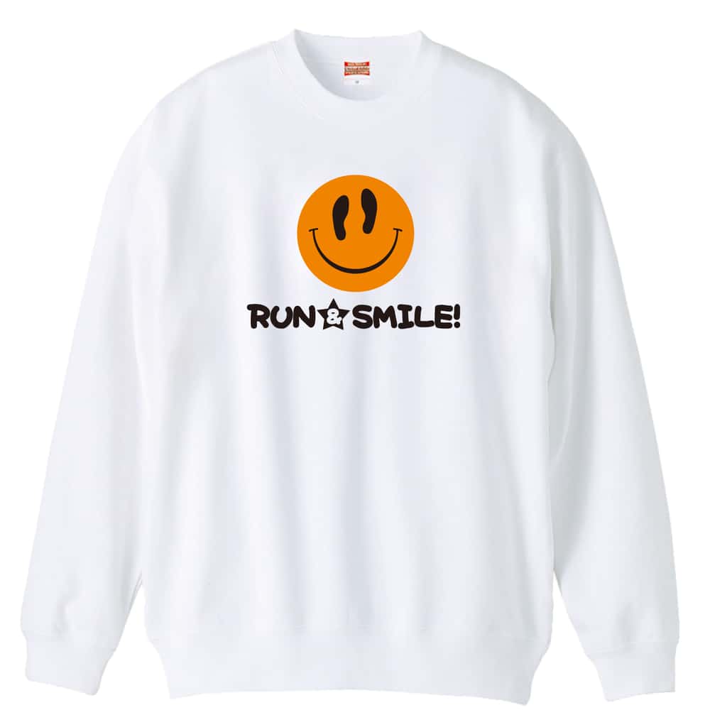 陸上競技 RUN & SMILE! 裏パイルスウェットトレーナー