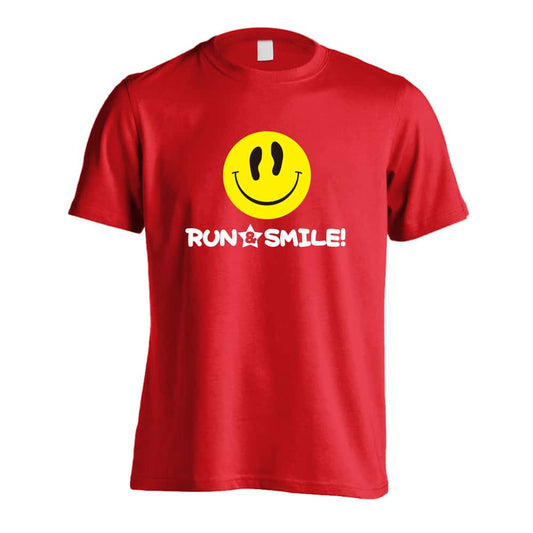 陸上競技 RUN & SMILE! 吸水速乾ドライTシャツ