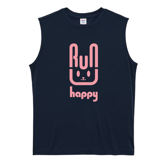 陸上競技 RUN HAPPY リサイクルポリエステル ノースリーブシャツ