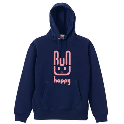 陸上競技 RUN HAPPY 裏パイルプルオーバーパーカー