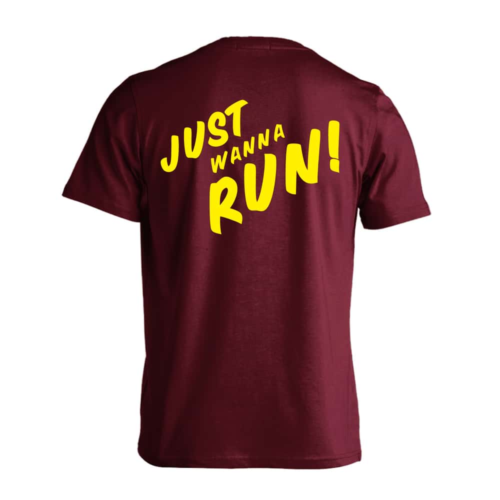 陸上競技 JUST WANNA RUN 吸水速乾ドライTシャツ