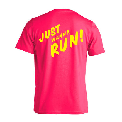 陸上競技 JUST WANNA RUN 吸水速乾ドライTシャツ