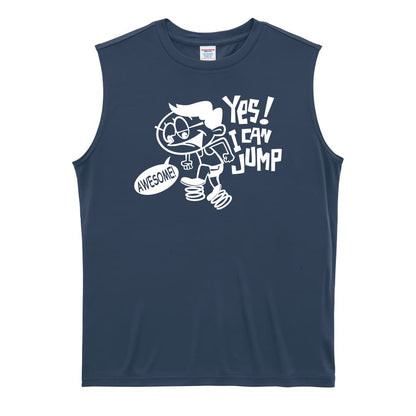 陸上競技 YES! I CAN JUMP リサイクルポリエステル ノースリーブシャツ
