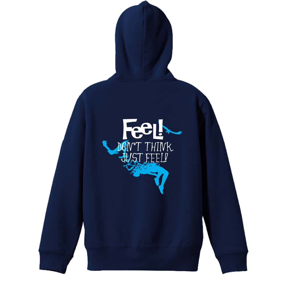 陸上競技 FEEL! 裏パイルジップパーカー