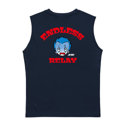 陸上競技 ENDLESS RELAY リサイクルポリエステル ノースリーブシャツ