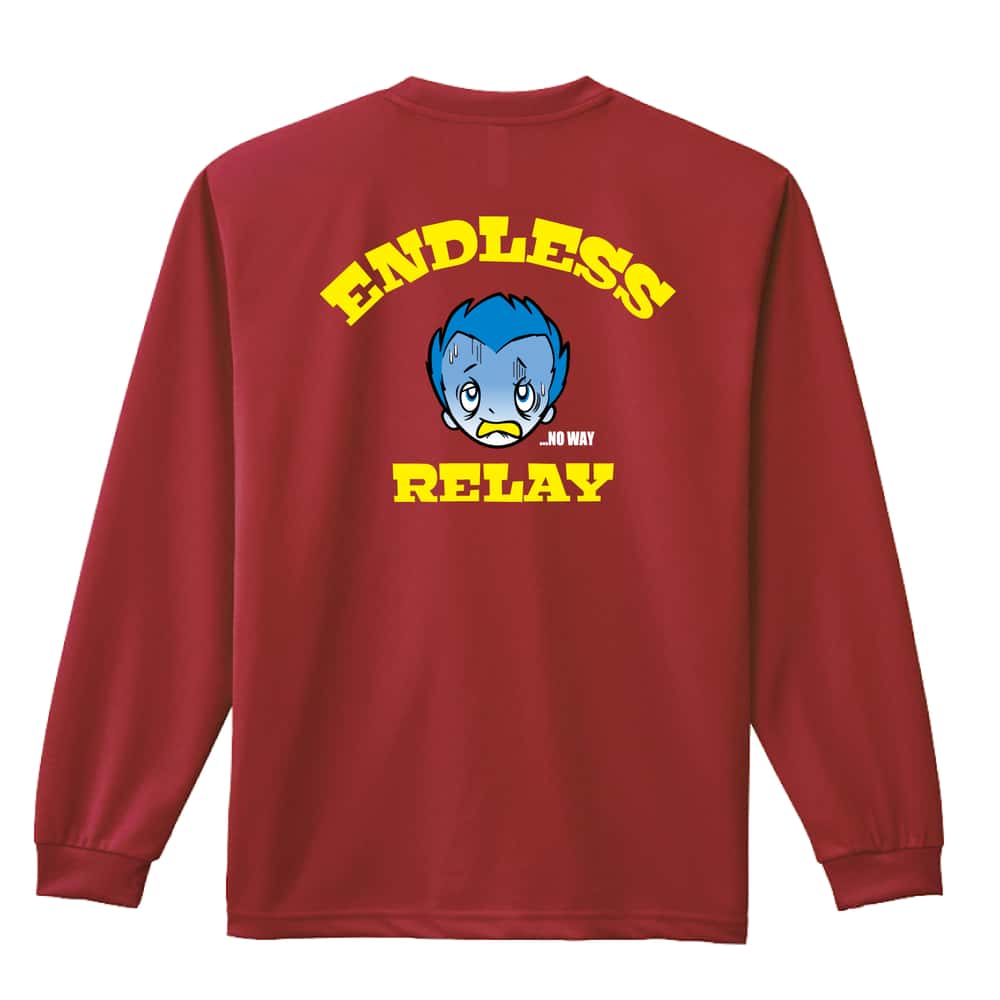 陸上競技 ENDLESS RELAY 吸水速乾ドライロングTシャツ