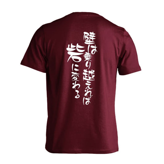 壁は乗り越えれば砦に変わる 吸水速乾ドライTシャツ