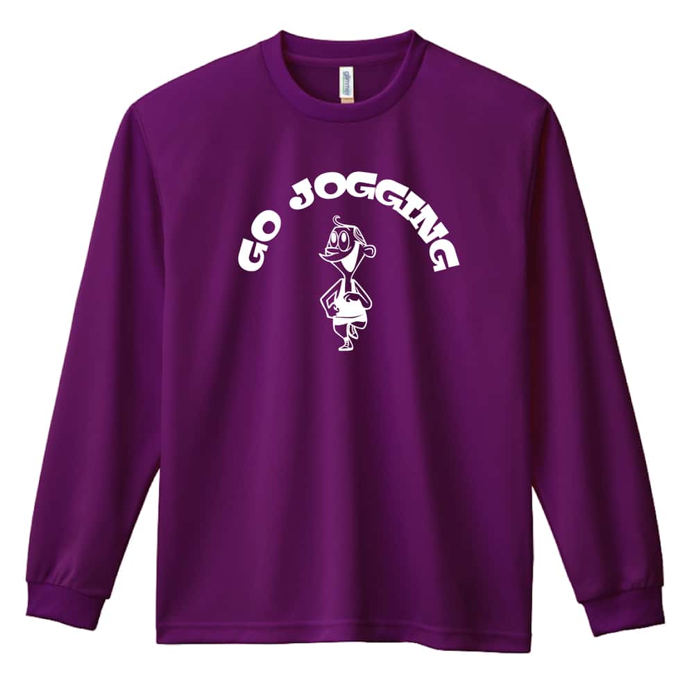 陸上競技 GO JOGGING ジョギング 吸水速乾ドライロングTシャツ