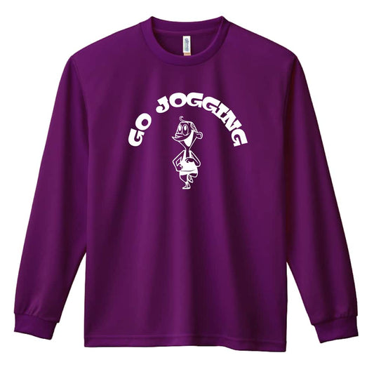 陸上競技 GO JOGGING ジョギング 吸水速乾ドライロングTシャツ