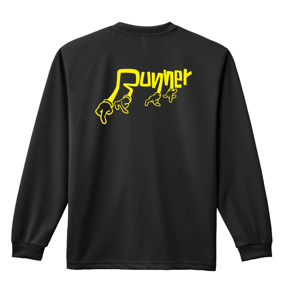 陸上競技 手遊びRUNNER 吸水速乾ドライロングTシャツ