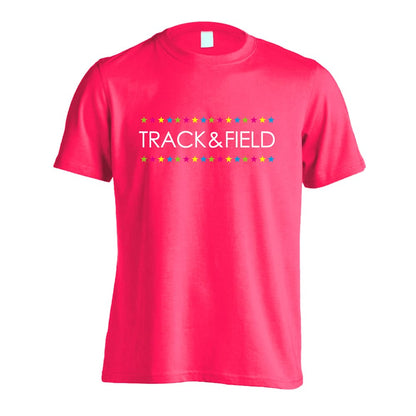 陸上競技 カラフルスターライン TRACK & FIELD 吸水速乾ドライTシャツ