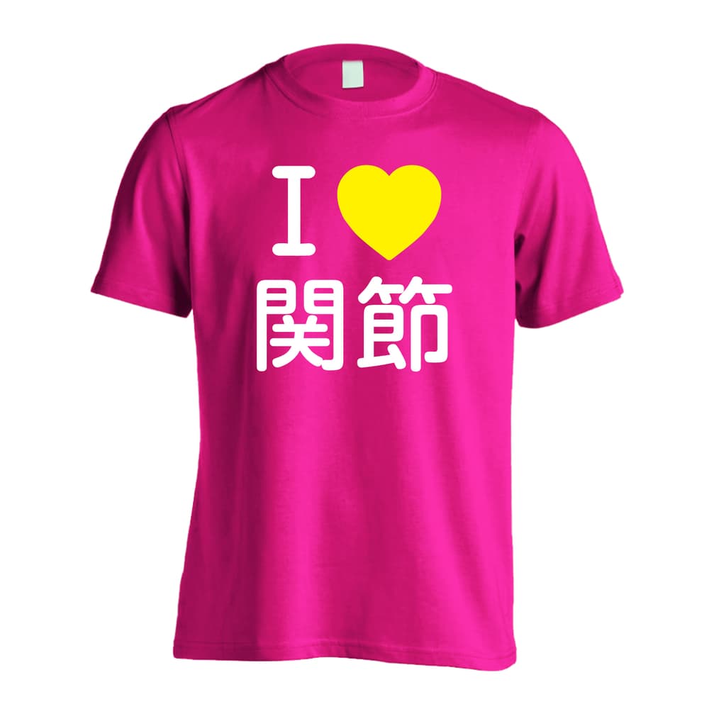 武道・格闘技 I LOVE 関節 吸水速乾ドライTシャツ