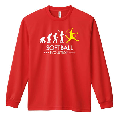 ソフトボール ソフトボールエボリューション 吸水速乾ドライロングTシャツ