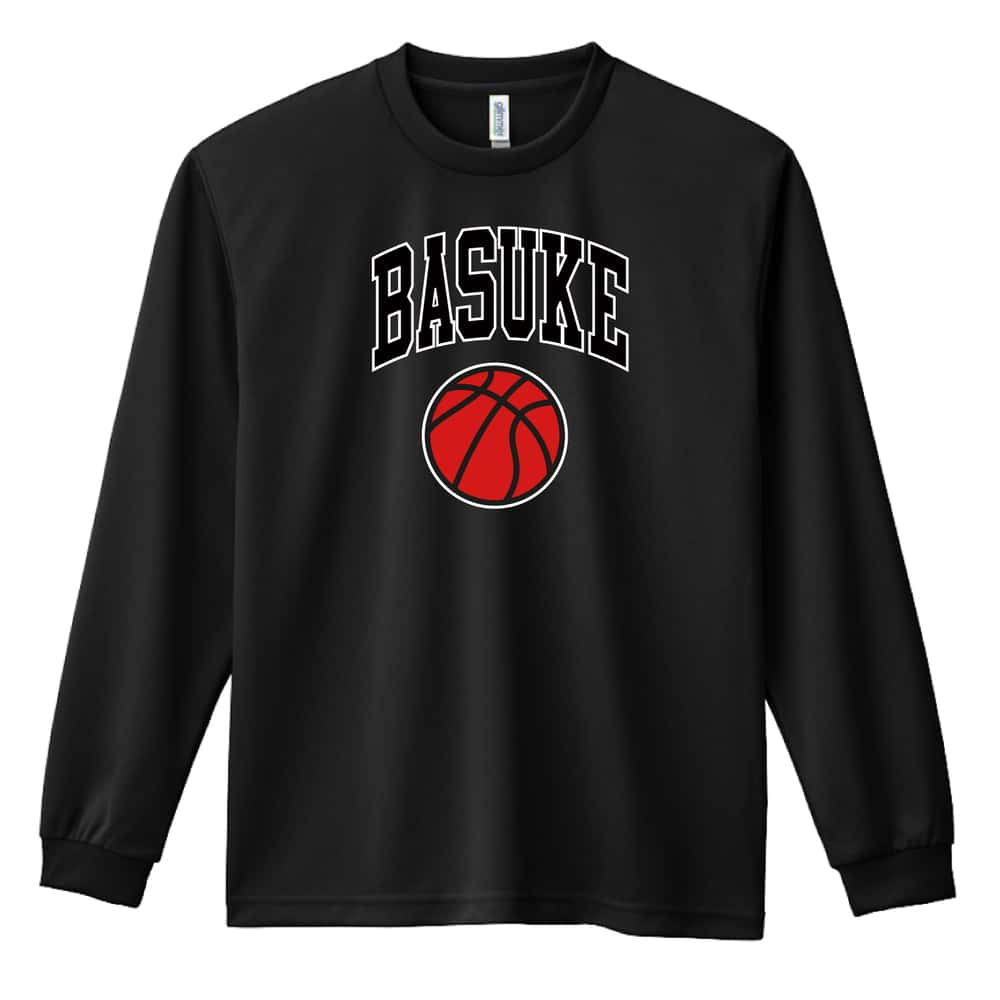 バスケットボール BASUKE & バスケットボール 吸水速乾ドライロングTシャツ