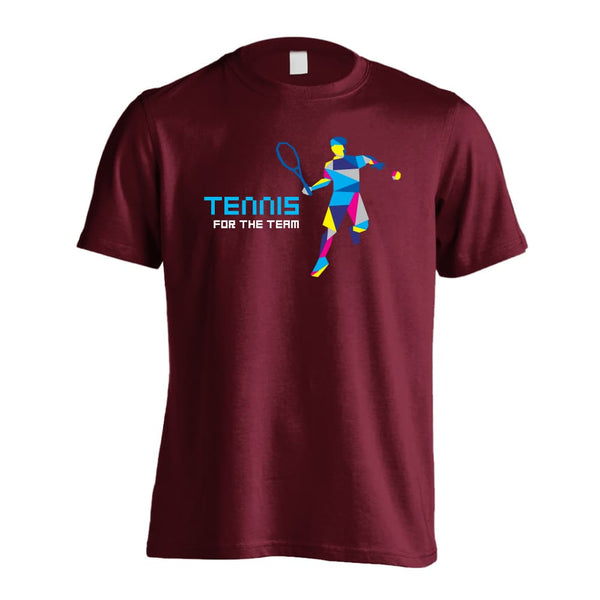 ポリゴンシルエットのテニス テニスTシャツ ドライ 半袖 練習着 AW-TNS0982-TS-DRY