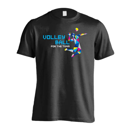 バレーボール ポリゴンシルエットのバレーボール 吸水速乾ドライTシャツ