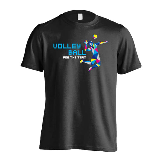 バレーボール ポリゴンシルエットのバレーボール 吸水速乾ドライTシャツ