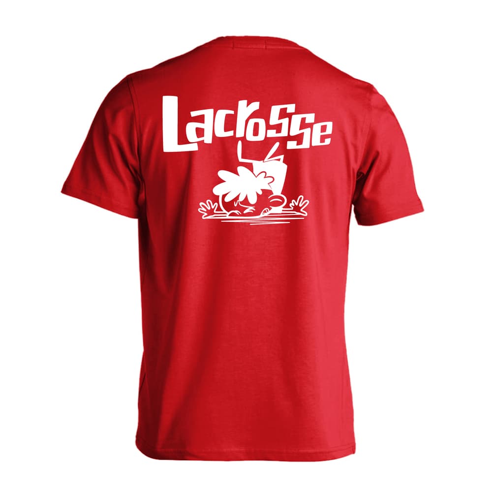 ラクロス ラクロスカートゥーン 七転び八起き 吸水速乾ドライTシャツ