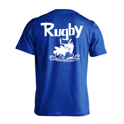 ラグビー ラグビーカートゥーン 七転び八起き 吸水速乾ドライTシャツ