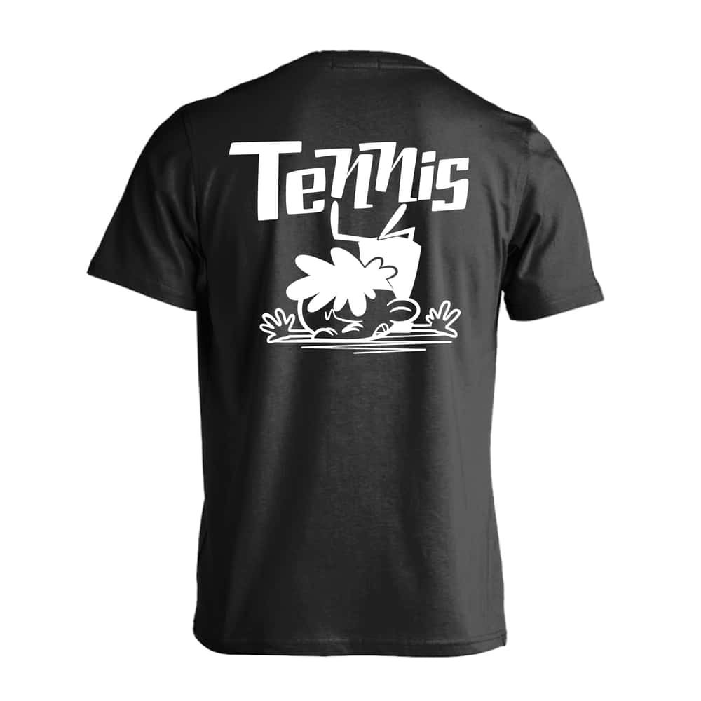 テニス テニスカートゥーン 七転び八起き 吸水速乾ドライTシャツ