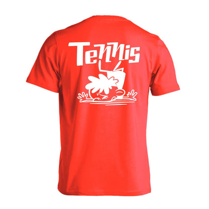 テニス テニスカートゥーン 七転び八起き 吸水速乾ドライTシャツ