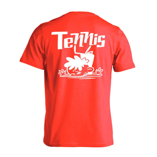 テニス テニスカートゥーン 七転び八起き 吸水速乾ドライTシャツ