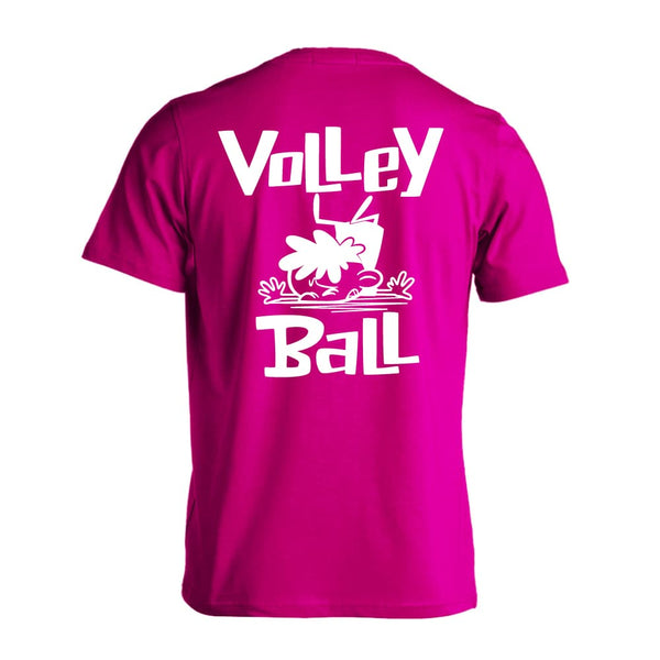 バレーボールカートゥーン 七転び八起き バレーボールTシャツ ドライ 半袖 練習着 AW-VLY0995-TS-DRY